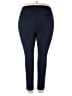 Catherines Solid Blue Active Pants Size 3X - photo 2