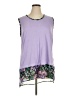 Melissa McCarthy Seven7 Purple Sleeveless Top Size 1X - photo 1