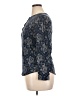 Chaps 100% Cotton Paisley Blue Long Sleeve Top Size 1X - photo 5