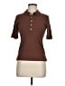 SPANX Brown Short Sleeve Polo Size M - photo 1