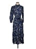 Zara Paisley Blue Casual Dress Size XS - photo 1