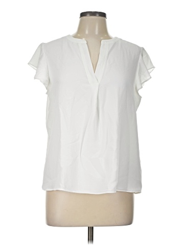 Calvin Klein Short Sleeve Blouse (view 1)