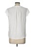 Calvin Klein White Short Sleeve Blouse Size L - photo 2