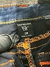 True Religion Hearts Blue Jeans Size 28 waist - photo 5