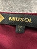 Miusol Solid Burgundy Cocktail Dress Size L - photo 7