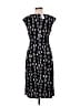 Connected Apparel Graphic Black Casual Dress Size 6 - photo 2