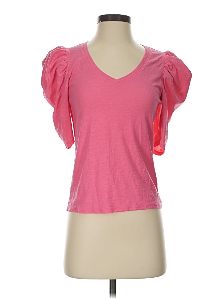 Pre-owned Nation Ltd Short Sleeve T-shirt In Pink