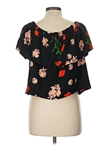 Topshop Short Sleeve Blouse (view 2)
