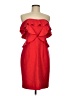 Black Halo Red Cocktail Dress Size 8 - photo 1