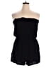 Divided by H&M Solid Black Romper Size 14 - photo 1