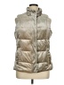 Lands' End 100% Polyester Gold Faux Fur Vest Size 14 - 16 - photo 1