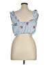 Anthropologie Blue Sleeveless Blouse Size XL - photo 2