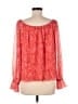 Ramy Brook 100% Polyester Red Long Sleeve Blouse Size M - photo 2