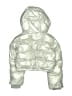 all in motion 100% Nylon Metallic Silver Snow Jacket Size 4 - 5 - photo 2
