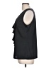 Peck & Peck Solid Black Sleeveless Blouse Size L - photo 5