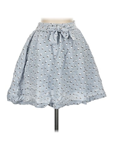 Lips Denim Skirt (view 1)