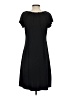 Essentials by Milano Solid Black Casual Dress Size S - photo 2