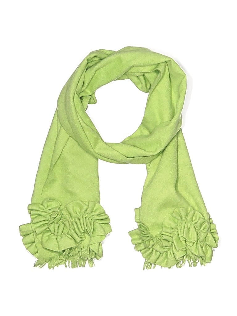 Pre-owned Amicale Scarf In Green