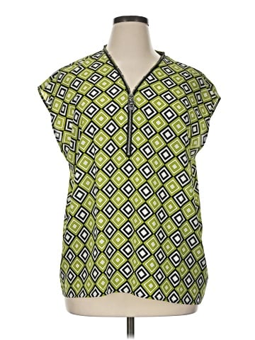 MICHAEL Michael Kors Short Sleeve Blouse (view 1)