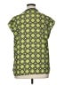 MICHAEL Michael Kors 100% Polyester Green Short Sleeve Blouse Size XL - photo 2