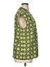 MICHAEL Michael Kors 100% Polyester Green Short Sleeve Blouse Size XL - photo 4