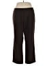 Roz & Ali Solid Brown Active Pants Size 14 - photo 1