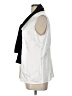 St. John Ivory Sleeveless Button-Down Shirt Size 10 - photo 5
