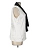 St. John Ivory Sleeveless Button-Down Shirt Size 10 - photo 4