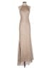 Assorted Brands Metallic Gold Cocktail Dress Size 6 - photo 1