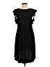 BCBGeneration Solid Black Casual Dress Size M - photo 2