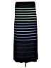 Apt. 9 Stripes Black Casual Skirt Size 0X - photo 2
