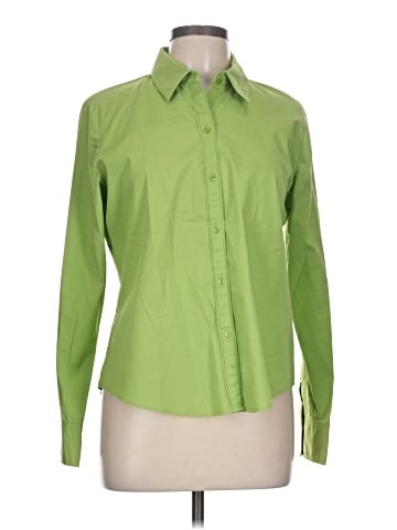 Liz Claiborne Long Sleeve Button-Down Shirt (view 1)