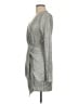 Trixxi Metallic Silver Cocktail Dress Size M - photo 5