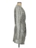 Trixxi Metallic Silver Cocktail Dress Size M - photo 4