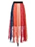 Maje Color Block Red Casual Skirt Size Sm (1) - photo 1