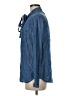 MICHAEL Michael Kors Blue Long Sleeve Button-Down Shirt Size M - photo 5