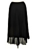 Uniqlo 100% Polyester Solid Black Formal Skirt Size XL - photo 2