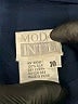 Moda International 100% Silk Blue Silk Cardigan Size 10 - photo 7