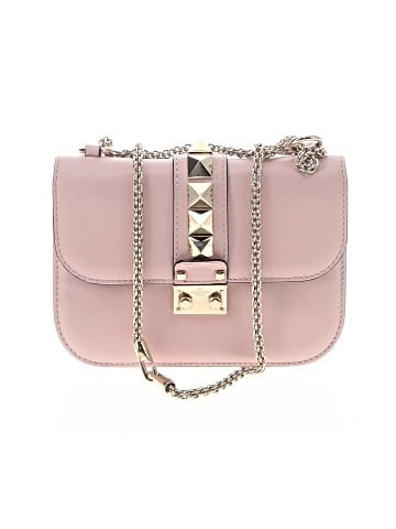 Valentino Garavani Leather Rockstud Shoulder Bag (view 1)