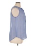 Liz Claiborne 100% Polyester Blue Sleeveless Blouse Size XL - photo 4