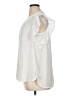 Halogen 100% Polyester Ivory Short Sleeve Blouse Size XL - photo 5