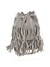 Assorted Brands 100% Leather Gray Leather Bucket Bag One size - photo 2