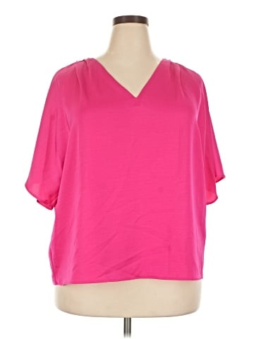 Bar III Short Sleeve Blouse (view 1)
