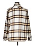 Natural Reflections 100% Cotton Plaid Silver Long Sleeve Button-Down Shirt Size XL - photo 2
