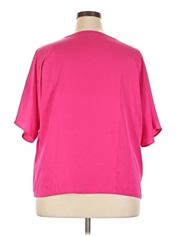 Bar III Short Sleeve Blouse (view 2)