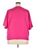 Bar III 100% Polyester Pink Short Sleeve Blouse Size XXL - photo 2