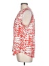 DKNY 100% Polyester Red Sleeveless Blouse Size L - photo 5