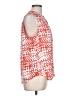 DKNY 100% Polyester Red Sleeveless Blouse Size L - photo 4