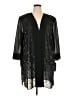 Dana Kay 100% Polyester Black Kimono Size 24 - photo 1