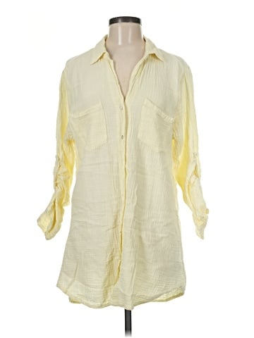 Dreamers 3/4 Sleeve Button-Down Shirt (view 1)